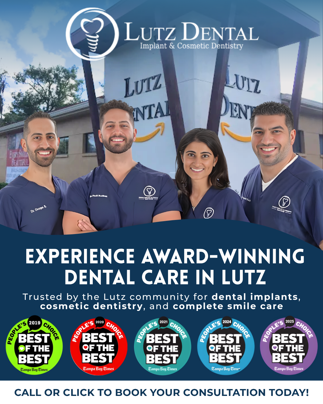 Lutz Dental | Implant Dentistry, ClearCorrect reg  and Dentures
